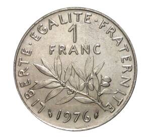 1 франк 1976 года — Фото №1