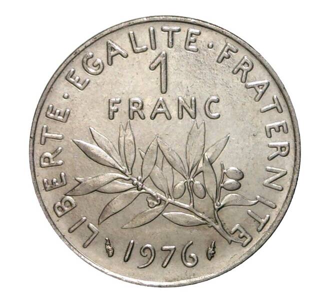 Монета 1 франк 1976 года (Артикул: M2-10195) — Фото №1