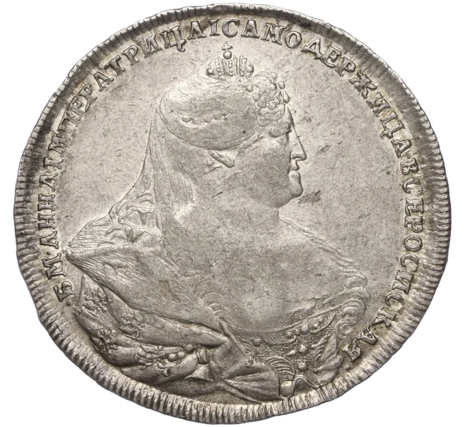 Монета 1 денга 1737 года, Российская Империя, Анна Иоановна (арт 3)
