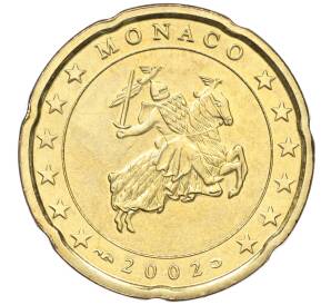20 евроцентов 2002 года Монако — Фото №1