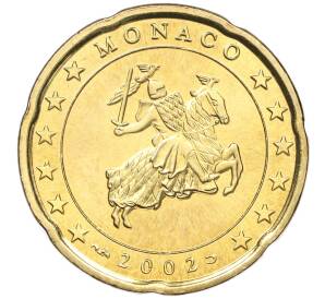 20 евроцентов 2002 года Монако — Фото №1
