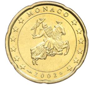 20 евроцентов 2002 года Монако — Фото №1
