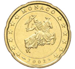 20 евроцентов 2002 года Монако — Фото №1
