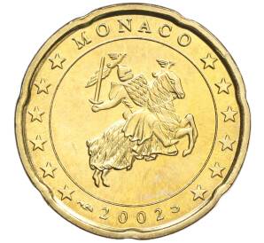 20 евроцентов 2002 года Монако — Фото №1