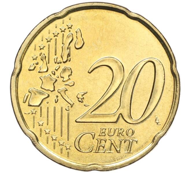 Монета 20 евроцентов 2002 года Монако (Артикул: M2-65534) — Фото №2