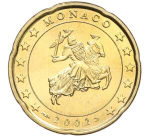 20 евроцентов 2002 года Монако — Фото №1