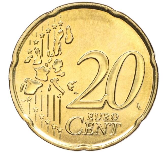 Монета 20 евроцентов 2002 года Монако (Артикул: M2-65535) — Фото №2
