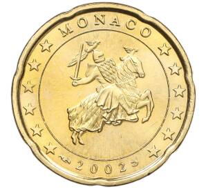 20 евроцентов 2002 года Монако — Фото №1