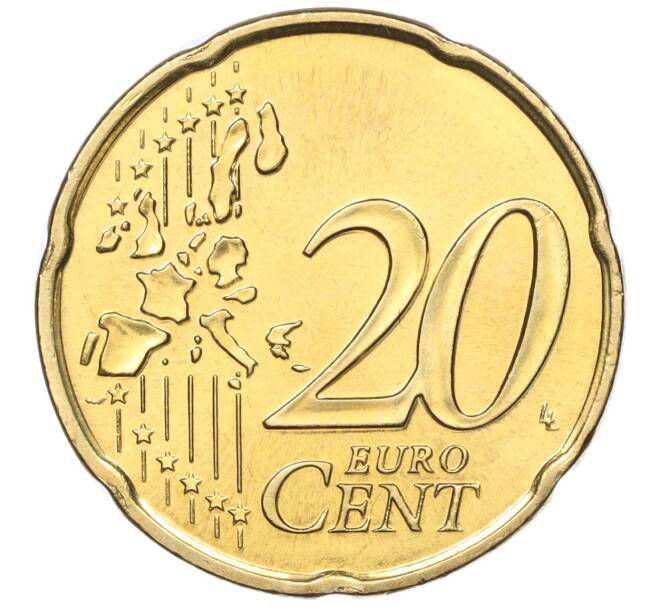 Монета 20 евроцентов 2002 года Монако (Артикул: M2-65537) — Фото №2