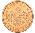 Монета 1 евроцент 2001 года Монако (Артикул: M2-65557) — Фото №1