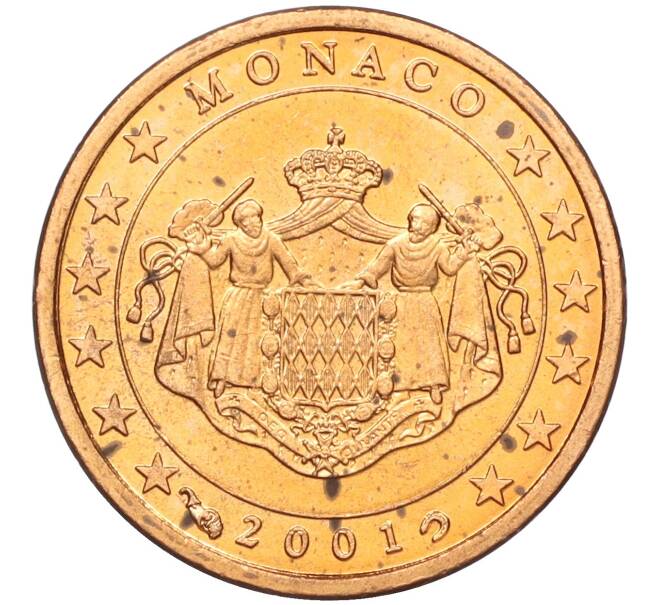 Монета 1 евроцент 2001 года Монако (Артикул: M2-65559) — Фото №1