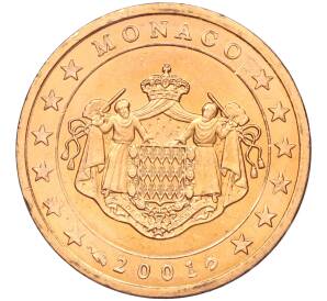 2 евроцента 2001 года Монако — Фото №1