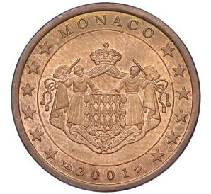 5 евроцентов 2001 года Монако — Фото №1