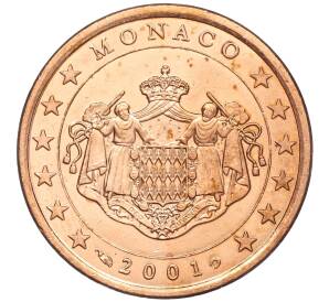 5 евроцентов 2001 года Монако — Фото №1