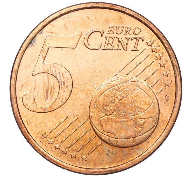 Монета 5 евроцентов 2001 года Монако (Артикул: M2-65595) — Фото №2