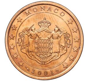 5 евроцентов 2001 года Монако — Фото №1