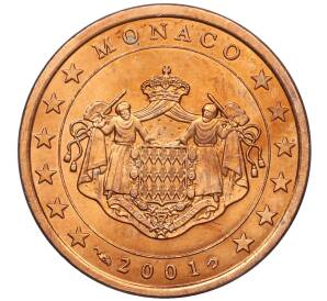 5 евроцентов 2001 года Монако — Фото №1