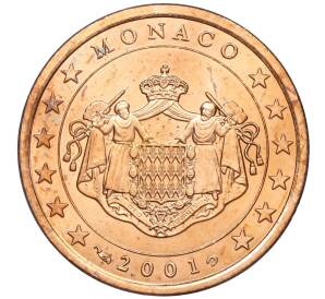 5 евроцентов 2001 года Монако — Фото №1