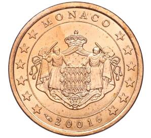 5 евроцентов 2001 года Монако — Фото №1