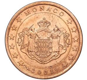 5 евроцентов 2001 года Монако — Фото №1
