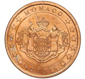 5 евроцентов 2001 года Монако — Фото №1