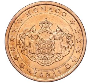 5 евроцентов 2001 года Монако — Фото №1