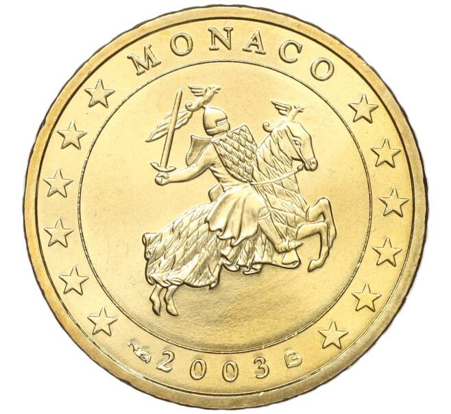 Монета 50 евроцентов 2003 года Монако (Артикул: M2-65618) — Фото №1