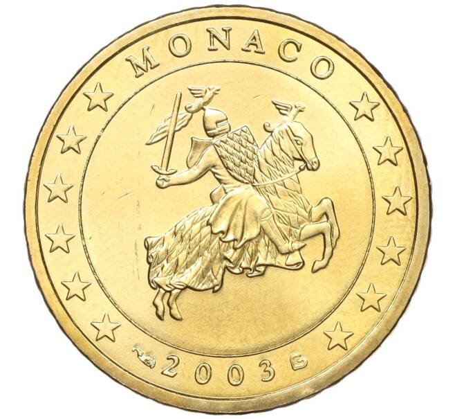 Монета 50 евроцентов 2003 года Монако (Артикул: M2-65621) — Фото №1