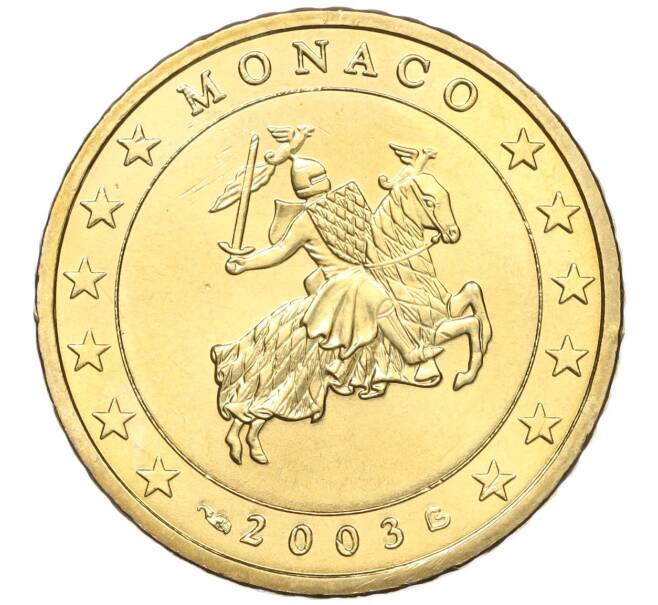 Монета 50 евроцентов 2003 года Монако (Артикул: M2-65629) — Фото №1