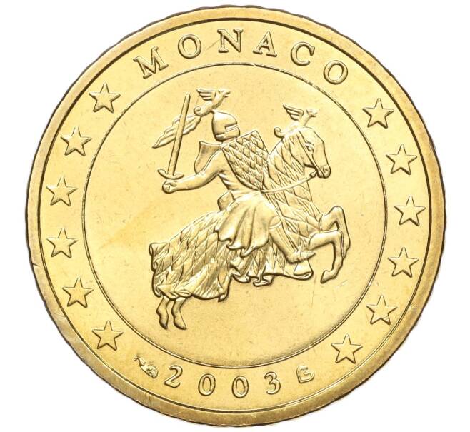 Монета 50 евроцентов 2003 года Монако (Артикул: M2-65630) — Фото №1