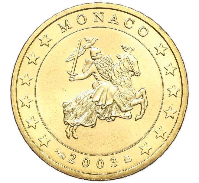 Монета 50 евроцентов 2003 года Монако (Артикул: M2-65633) — Фото №1