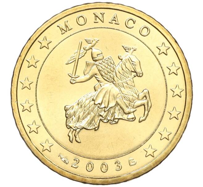 Монета 50 евроцентов 2003 года Монако (Артикул: M2-65634) — Фото №1