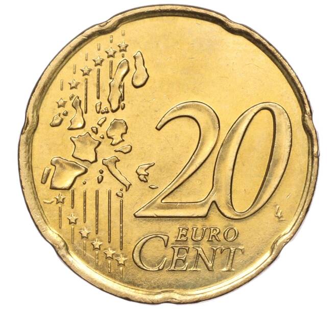 Монета 20 евроцентов 2001 года Монако (Артикул: M2-65638) — Фото №2