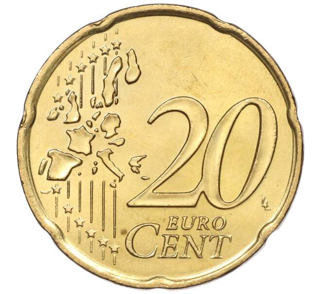 Монета 20 евроцентов 2001 года Монако (Артикул: M2-65639) — Фото №2