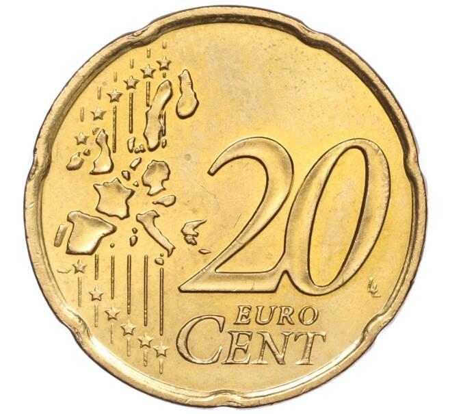 Монета 20 евроцентов 2001 года Монако (Артикул: M2-65643) — Фото №2
