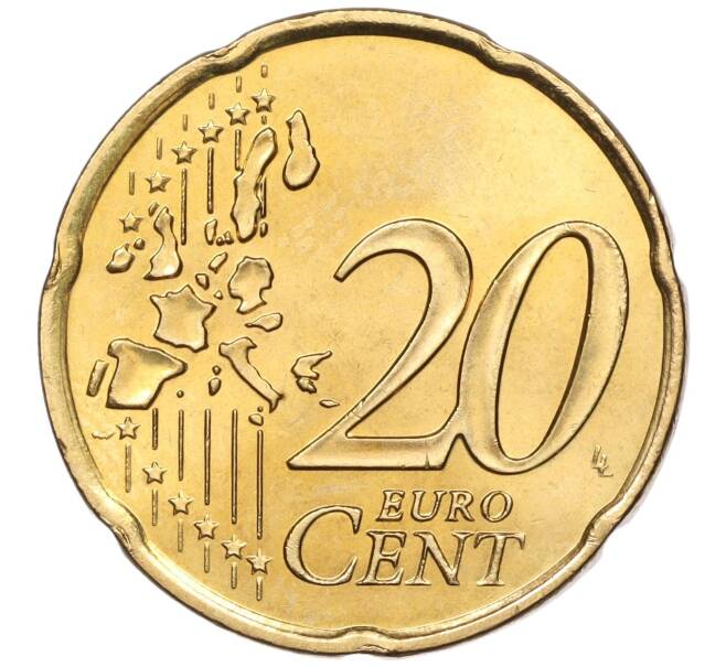 Монета 20 евроцентов 2001 года Монако (Артикул: M2-65644) — Фото №2