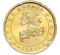 Монета 20 евроцентов 2001 года Монако (Артикул: M2-65648) — Фото №1