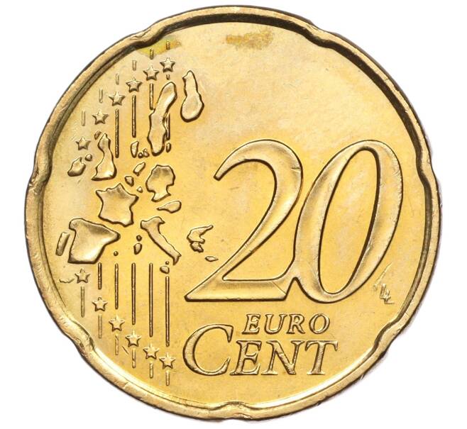 Монета 20 евроцентов 2001 года Монако (Артикул: M2-65652) — Фото №2