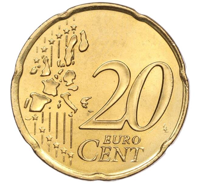 Монета 20 евроцентов 2001 года Монако (Артикул M2-65664)
