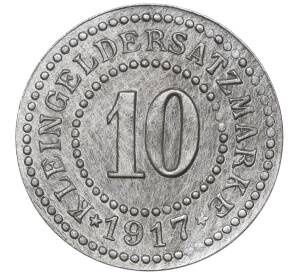 10 пфеннигов 1917 года Германия — город Немецкая Илава (Айлау) (Нотгельд) — Фото №2