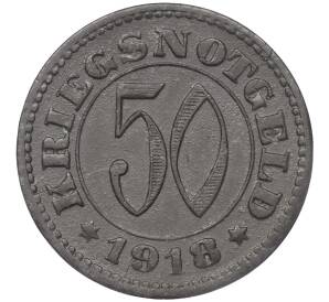 50 пфеннигов 1918 года Германия — город Ройтлинген (Нотгельд) — Фото №2