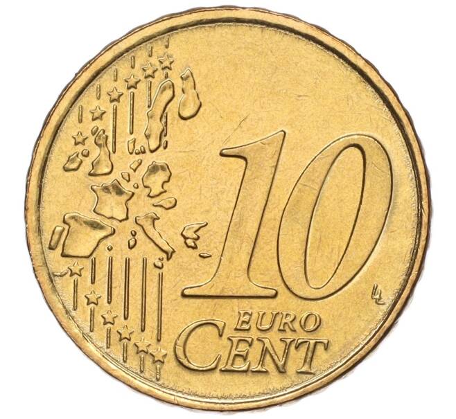 Монета 10 евроцентов 2001 года Монако (Артикул: M2-65708) — Фото №2