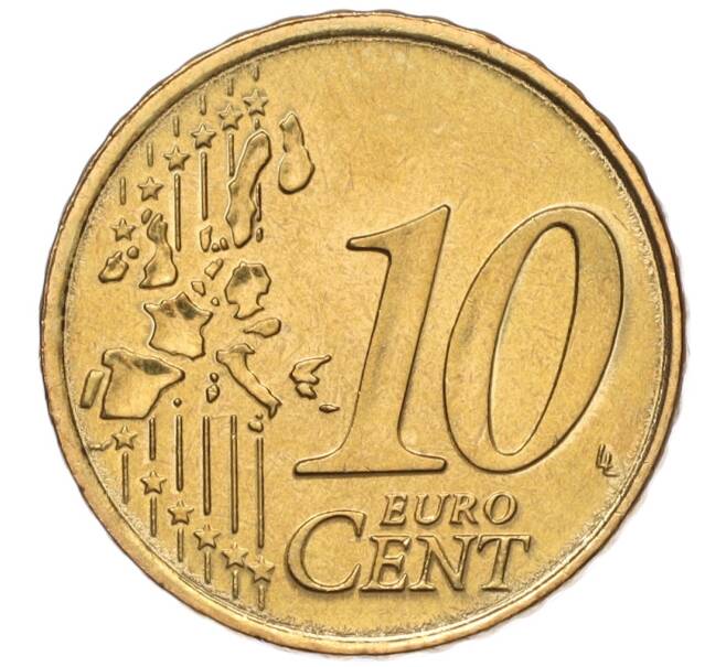 Монета 10 евроцентов 2001 года Монако (Артикул: M2-65712) — Фото №2