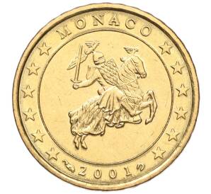 10 евроцентов 2001 года Монако — Фото №1
