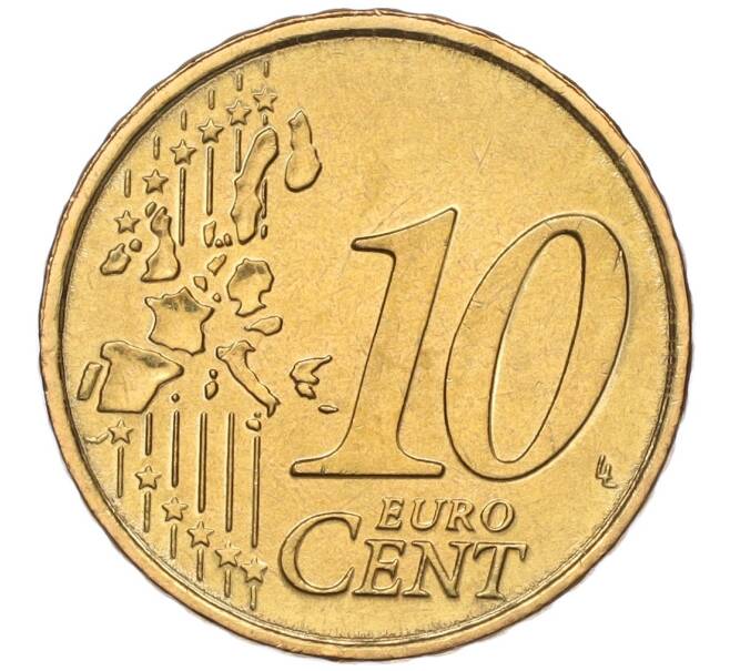 Монета 10 евроцентов 2001 года Монако (Артикул: M2-65723) — Фото №2