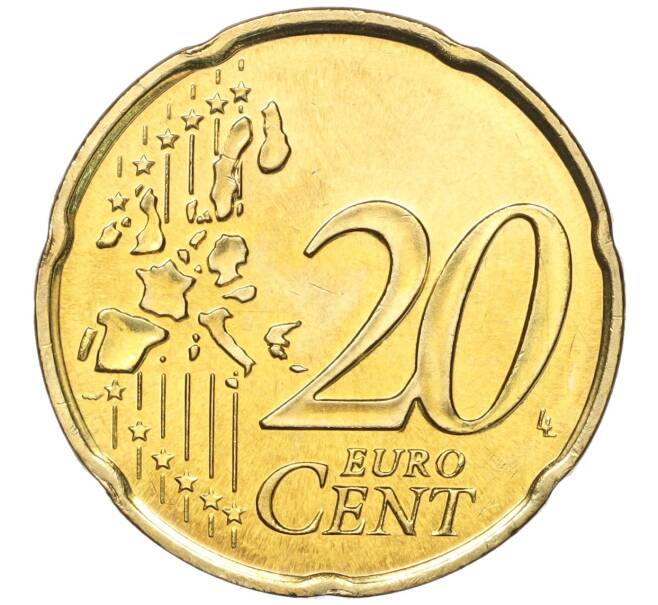 Монета 20 евроцентов 2002 года Монако (Артикул: M2-65730) — Фото №2