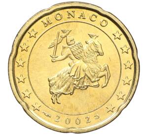 20 евроцентов 2002 года Монако — Фото №1