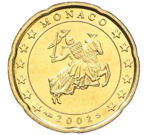 20 евроцентов 2002 года Монако — Фото №1