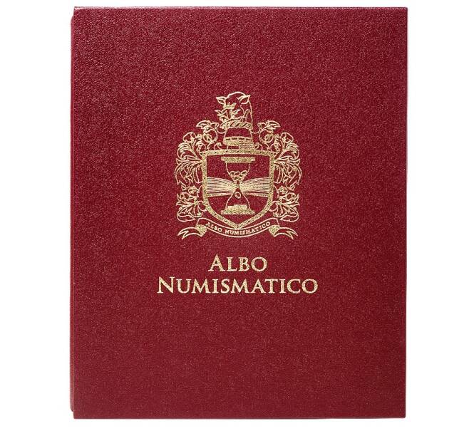 Футляр для альбомов «Albo Numismatico» толщиной 20 см — Бордовый