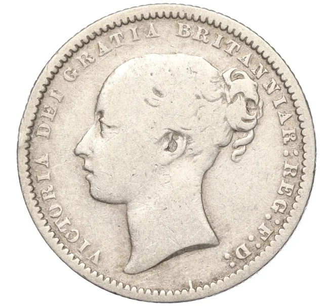 Монета 1 шиллинг 1870 года Великобритания (Артикул K11-95793)